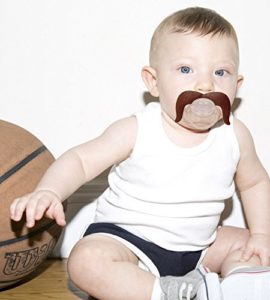 The Cowboy Mustache Pacifier | Image courtesy Amazon seller Mustachifier