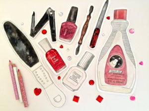 manipedi stickers