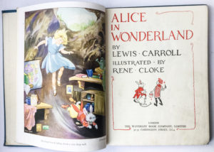 vintage lewis carroll book