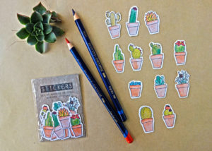 Cactus stickers