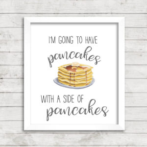 pancake birthday gift for husband