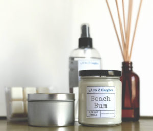 Beach Bum Candle for a Gift Basket