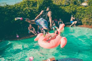 fourth of july beach party theme