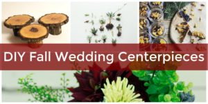 DIY fall wedding centerpieces