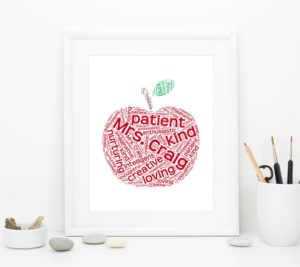 a creative apple gift for teacher