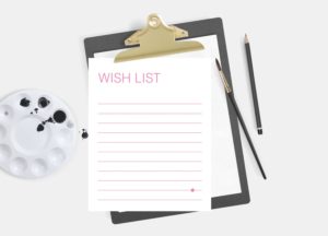 birthday present wish lists