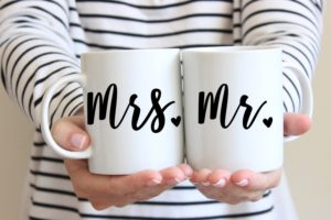 mr and mrs personalized wedding gifts