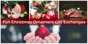 Host a Christmas ornament themed gift exchange
