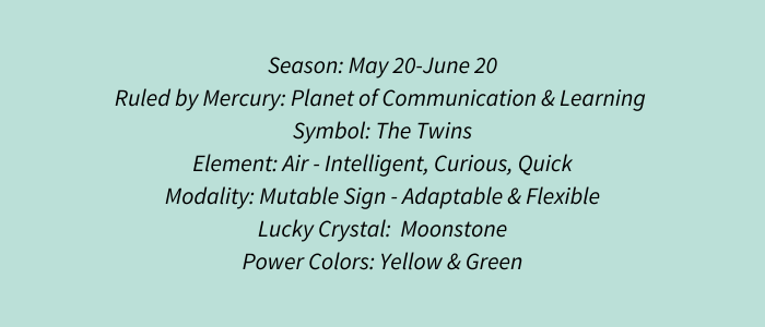 Gemini zodiac
