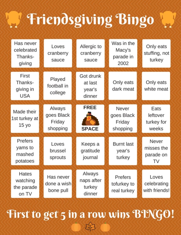 Get-To-Know-You Party Games That Make a Friendsgiving Feel Like a ...