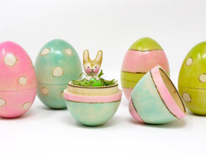 easter bunny eggs