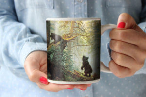 pine forest mug