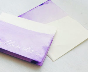 watercolor note cards