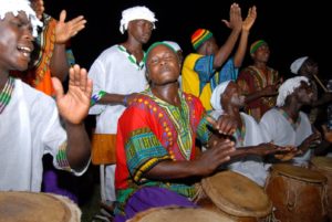 Kwanzaa celebratory drums