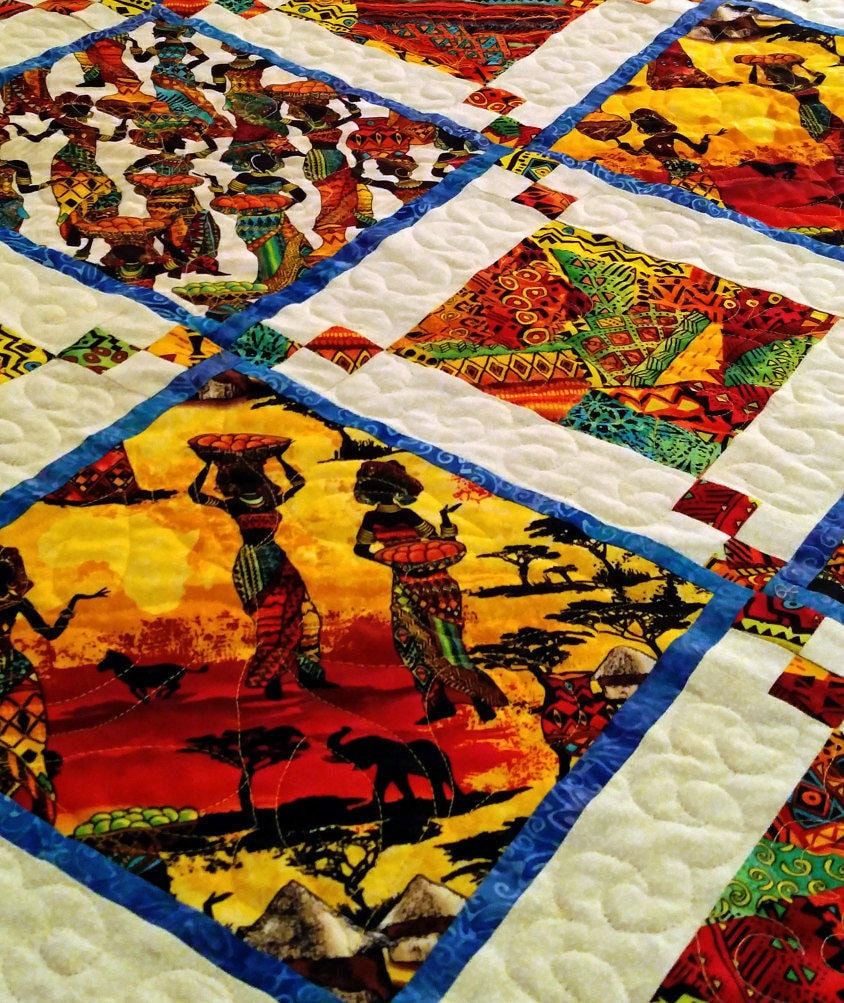 A Handmade Kwanzaa Quilt Image Courtesy Er Prayerquiltsbyrosie