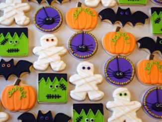 cookies for Halloween treat bags