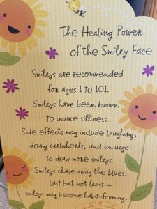 healing power of the smiley face