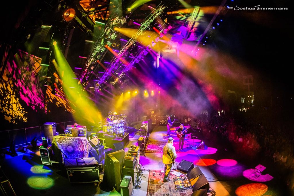 Widespread Panic on stage in Wilmington, NC