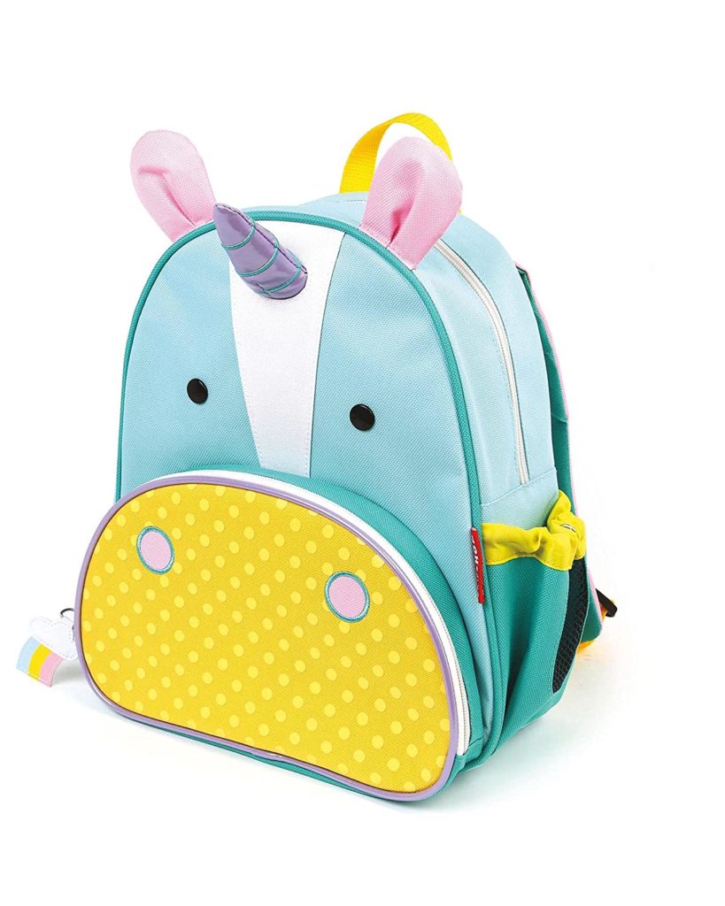 unicorn-style toddler backpack