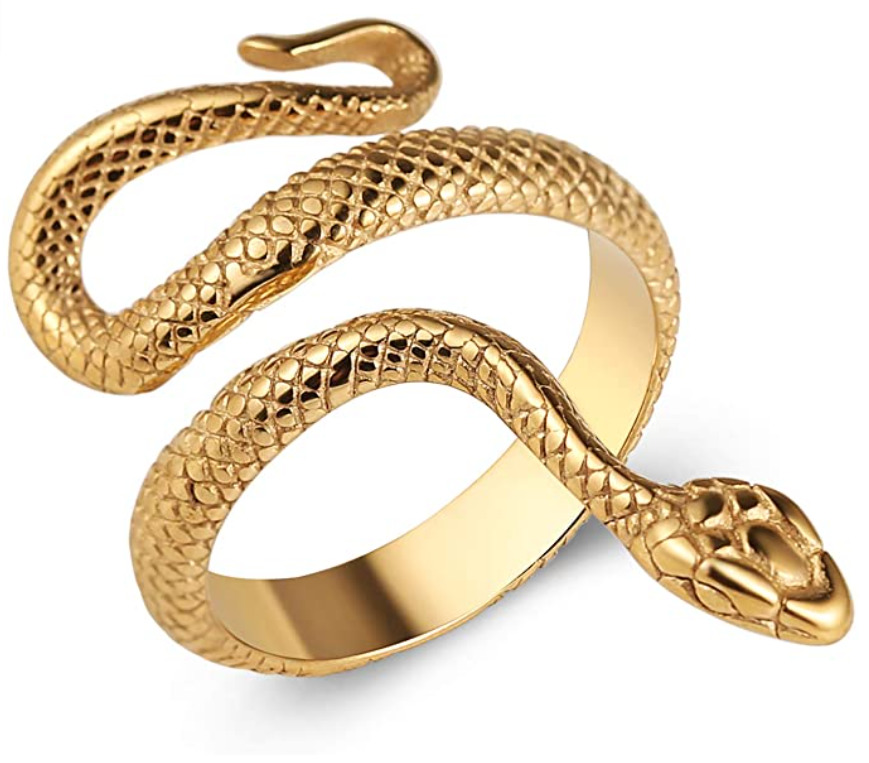 Scorpio serpent ring