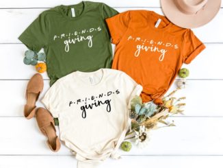 fall tshirts for Friendsgiving celebration