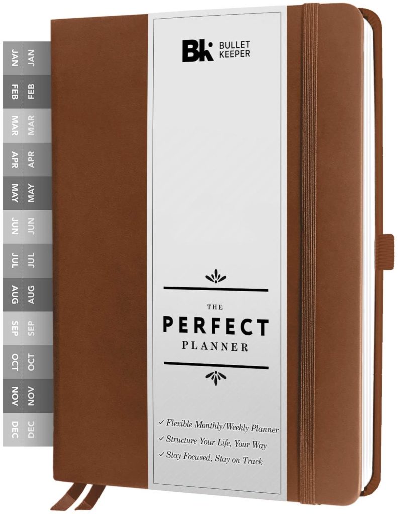 leather planner book