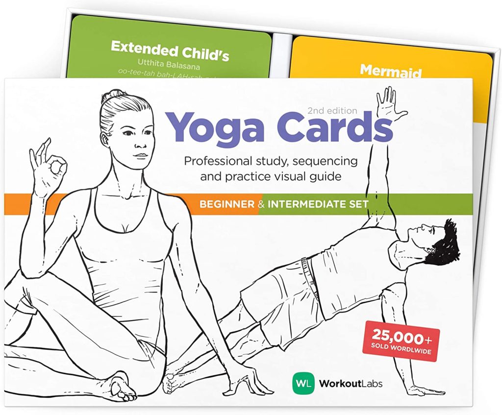Yoga cards for independent practice