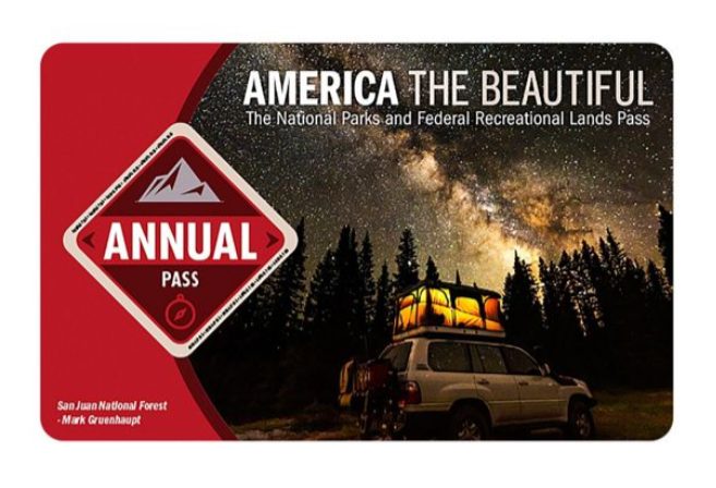 America the Beautiful National Park annual pass card