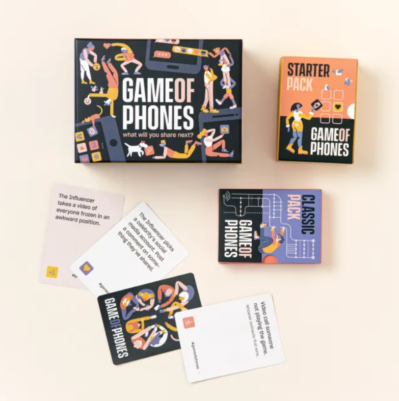 Game of Phones card game for Gemini gift