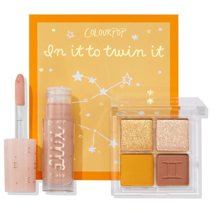 Gemini In it to Twin it makeup palette for eyes and lips