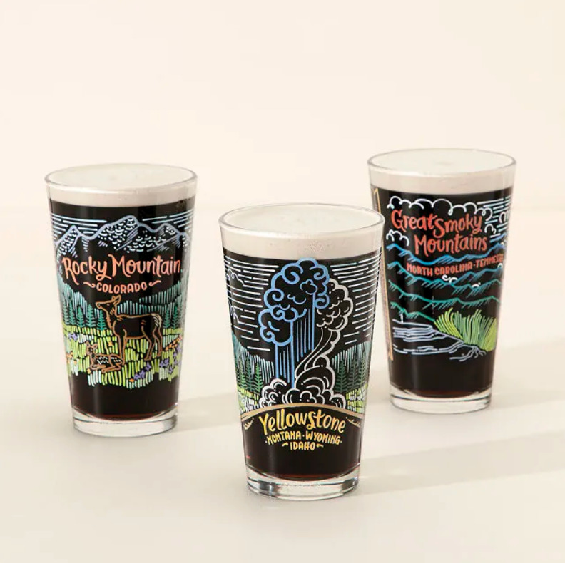 Collect your National Park glassware