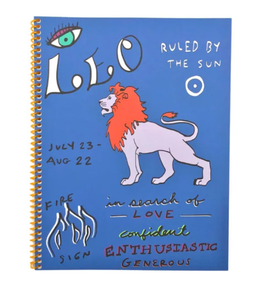 Inspirational journal for Leo zodiac gift