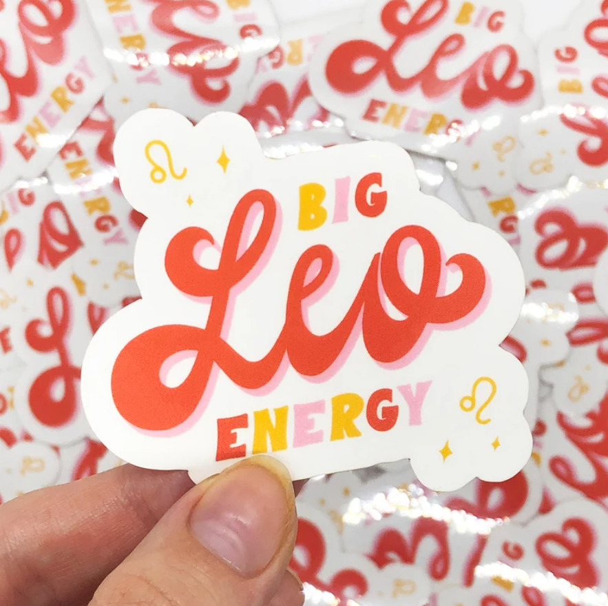 Big Leo Energy sticker