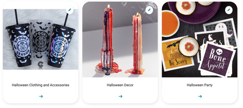 Halloween Gift Guides on Elfster website