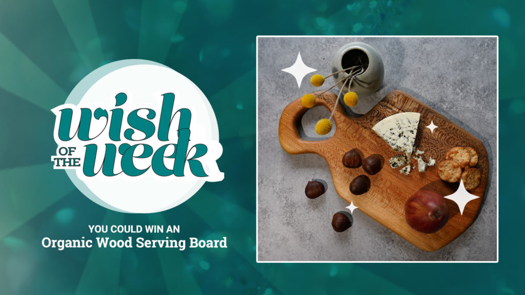 Organic Wood Serving Board as a Wish of the Week