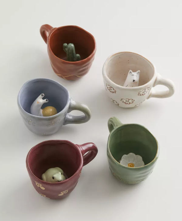 Peekaboo coffee and tea mug from Urban Outfitters