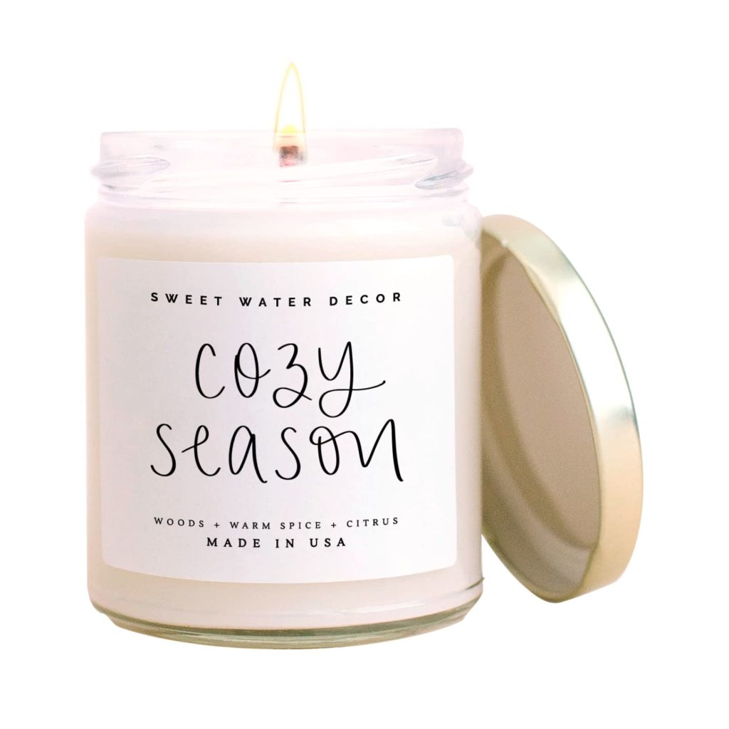 Cozy season candle
