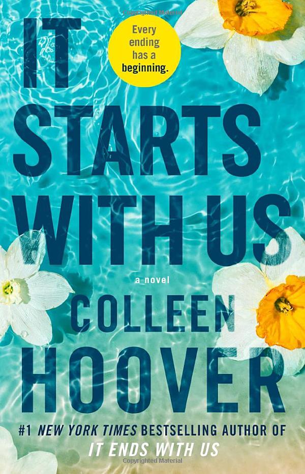 Cover of It Starts with Us novel by Colleen Hoover