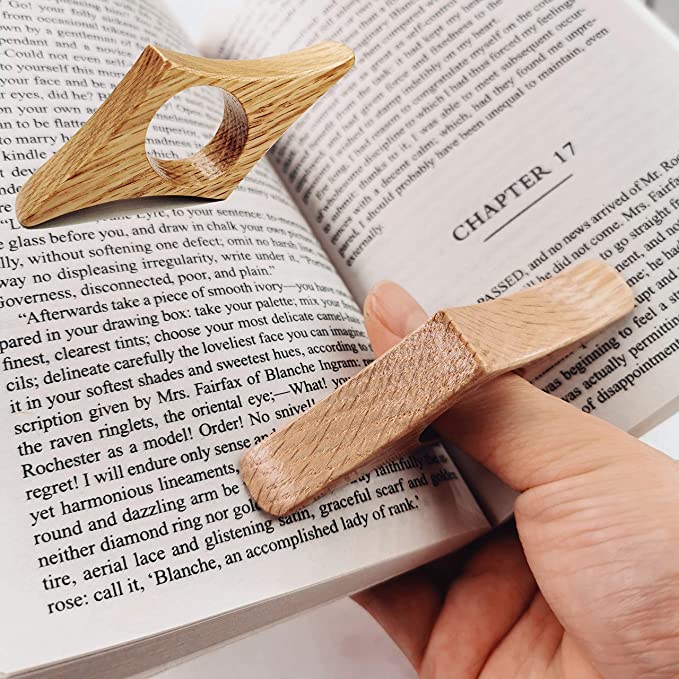 Wooden Book Page Holder for book lovers