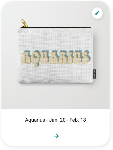 Aquarius gift guide from Elfster website