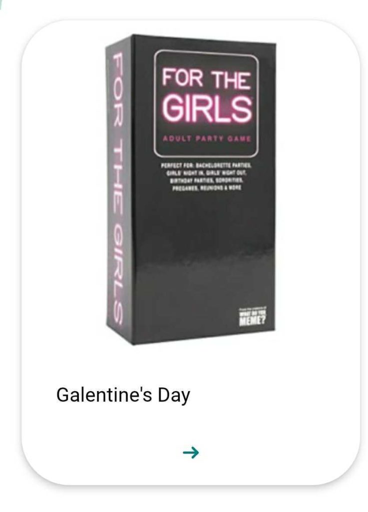 Galentine's Day gift guide featured on Elfster website