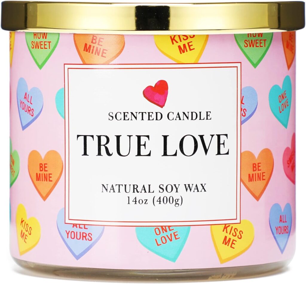 True Love scented candle for Valentine's Day Wishlist