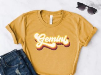 Vintage Gemini t-shirt for Gemini birthday gift