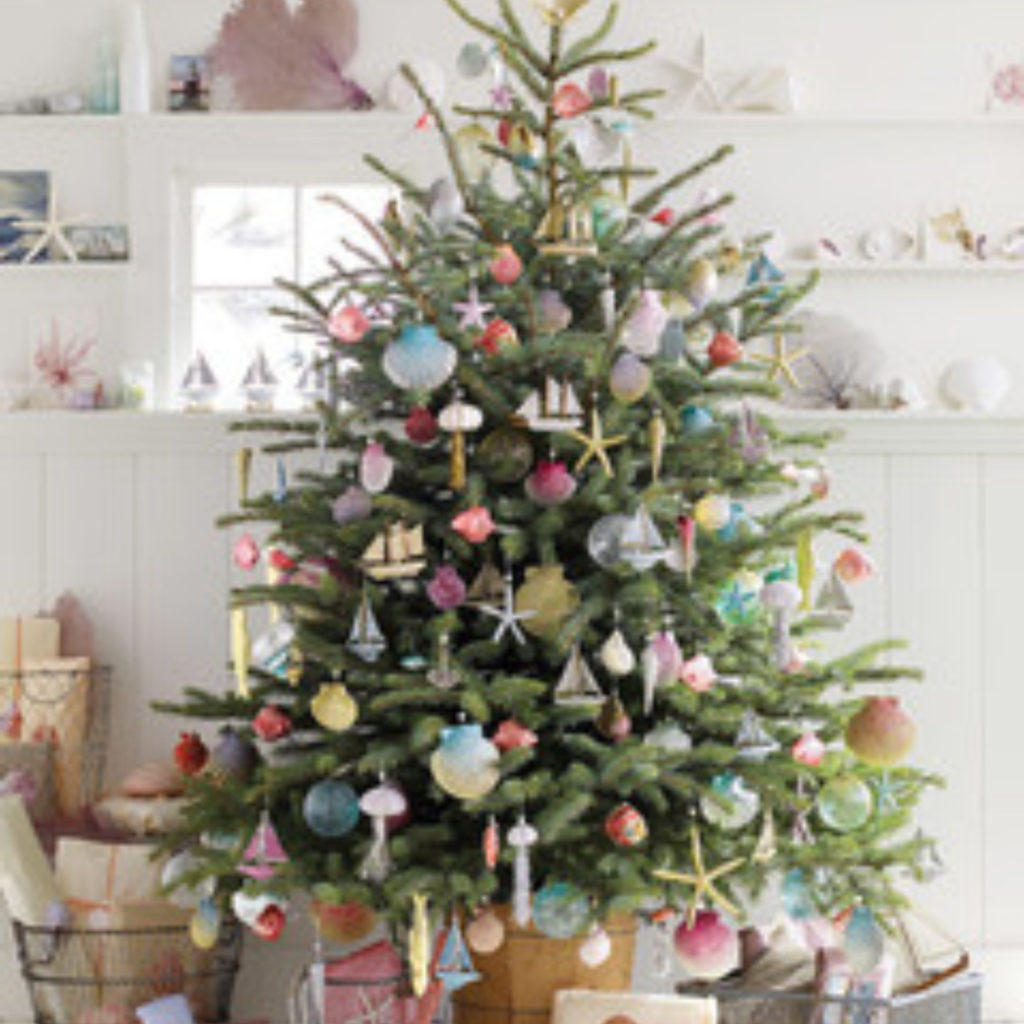 Deck the halls with a beach-themed tree for Christmas in July