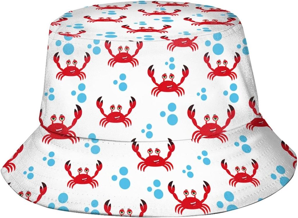 Crab bucket hat for Cancer zodiac gift