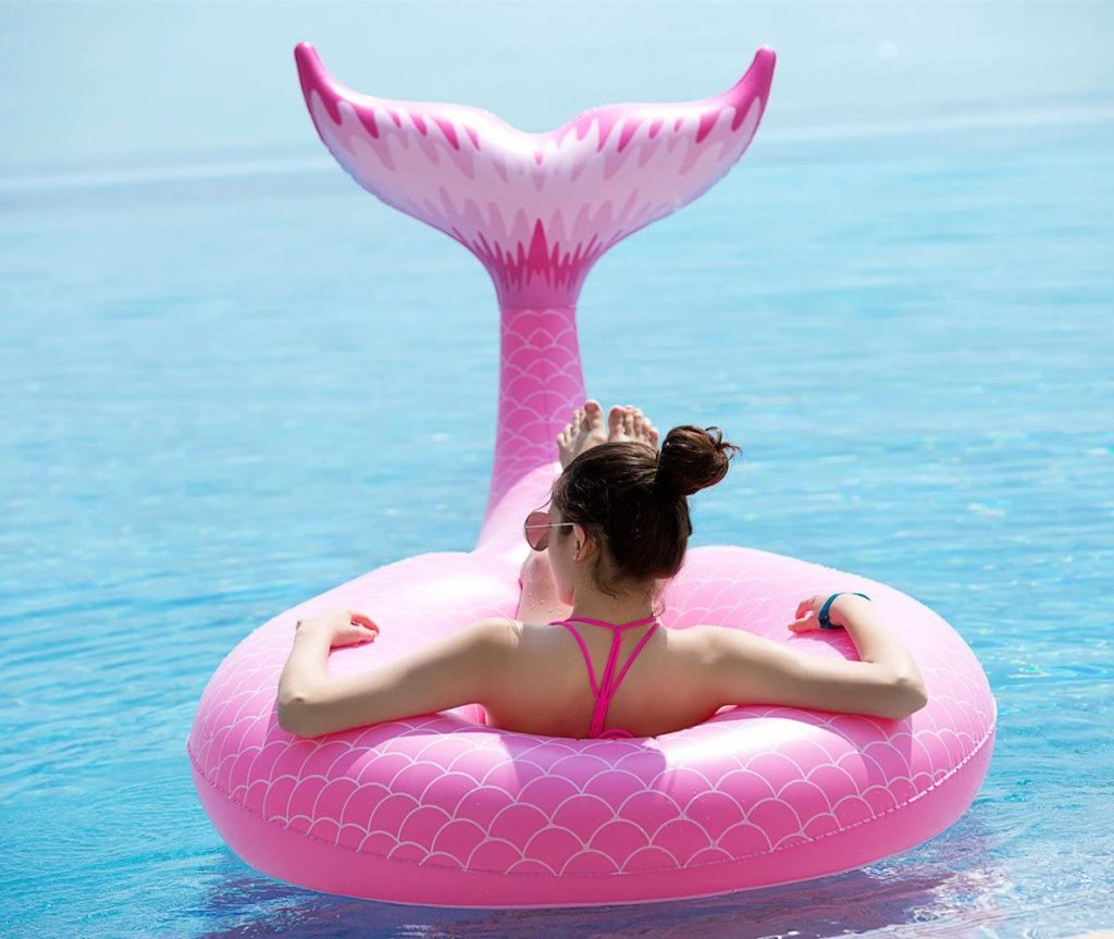 A mermaid tale float for summer fun