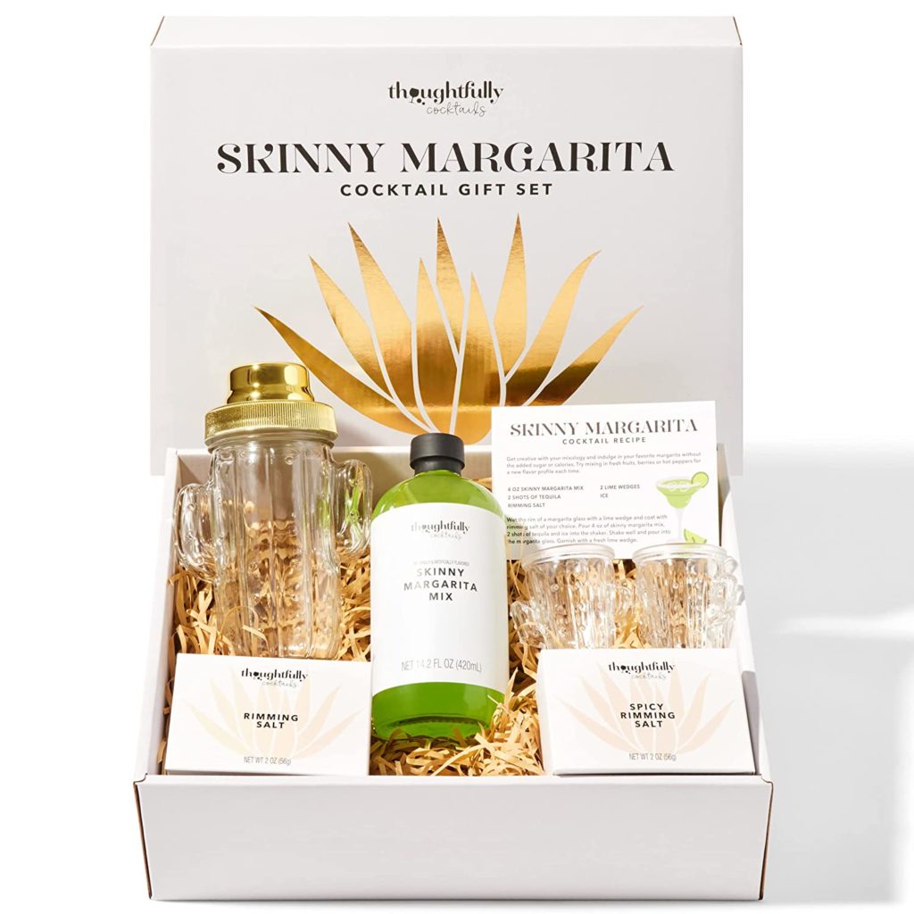 Skinny Margarita Cocktail gift set makes a great Christmas in July gift