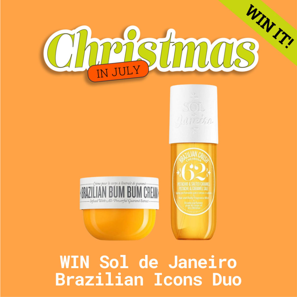 Christmas in July giveaway gift of Sol de Janeiro Brazilian Icons Duo body cream