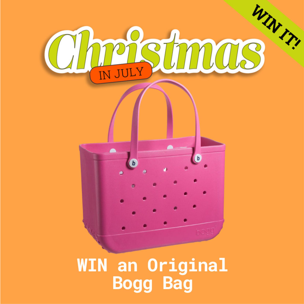 Christmas in July giveaway of an Original Bogg Bag in pink