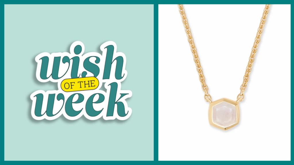 Elfster's Wish of the Week featuring a Kendra Scott Moonstone Necklace